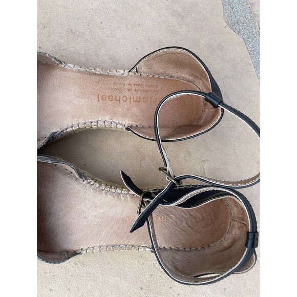 Eric Michael Sandals Size 39 US 8 Espadrille Shoes - Picture 2 of 4